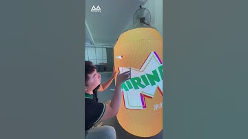 Break the traditional billboards and enhance the attractiveness of products#cans #displaydesign