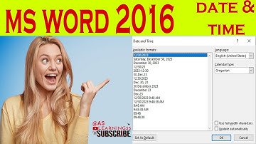 How to Add Current Date and Time to a document in Word 2016|Automatically Step By Step Tutorial