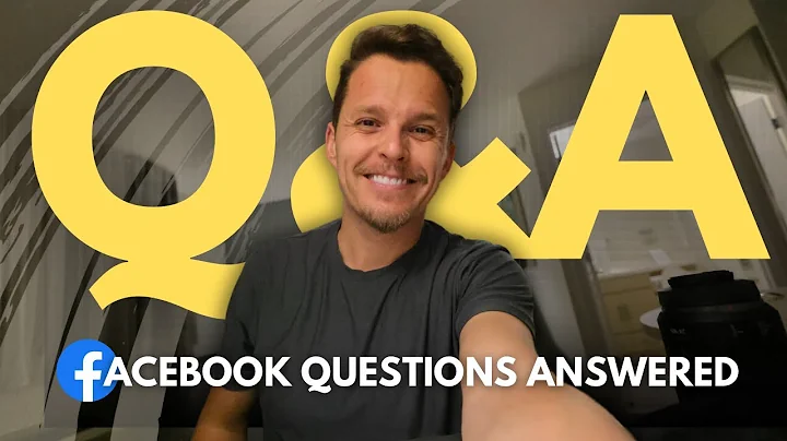Your Questions, My Answers! Facebook Q&A