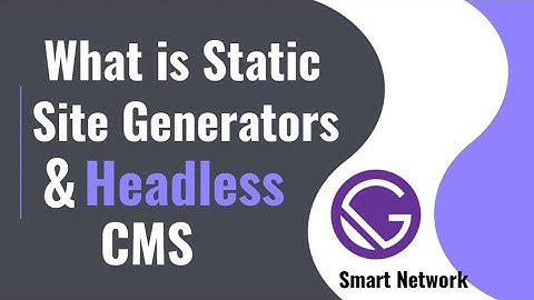 #2 What is Static Site Generator ||What is Headless CMS||Why GatsBy Js Called Static Site Generator