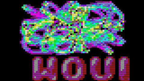 Shadebob Squarepixels - ZX Spectrum demo by Hooy-Program