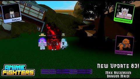 FINALLY! New Update 83 + Max Ascension Heavenly Dragon Maid In Anime Fighters Simulator!