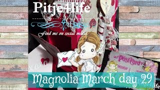 New #MAGNOLIAMARCH 2017 video day 29: STAMPED CLAY Easter POSTCARDS AND LOVE MAIL BOX