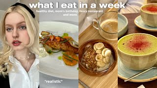 🍽️ WHAT I EAT IN A WEEK: налаживаю ПИЩЕВЫЕ ПРИВЫЧКИ, рецепты, fancy ресторан, cover dance etc.