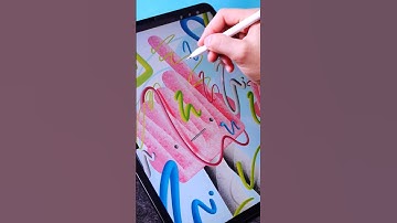 3D Abstract Art on iPadPro #procreate #art #digitalart