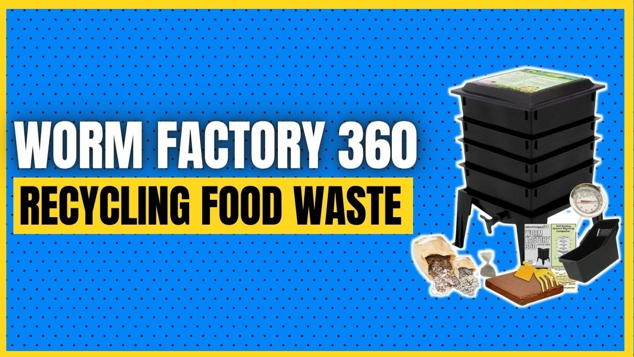 Worm Factory 360 Black US Made Composting System for Recycling Food Waste YouTube
