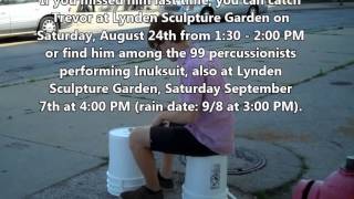 Present Music Pop-Up Percussionist At Irish Fest