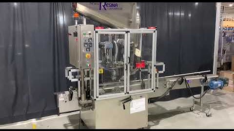 Resina model N30 single station chuck capper with cap sorter