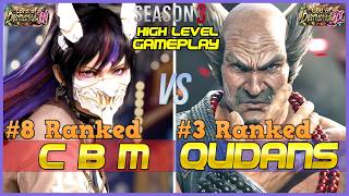 T8 S3 ▰ CBM (#8 Ranked Kunimitsu) Vs QUDANS (#3 Ranked Heihachi) ▰ Tekken 8 DLC: Kunimitsu day 2