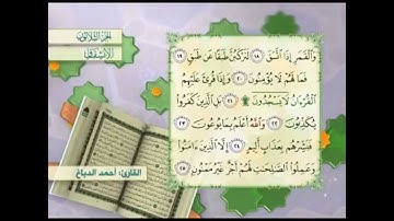 آية٢٣سورة الإنشقاق مكرر القارئ أحمد الدباغ