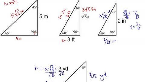 CR - 6.2 (1) - Right Triangle Trigonometry