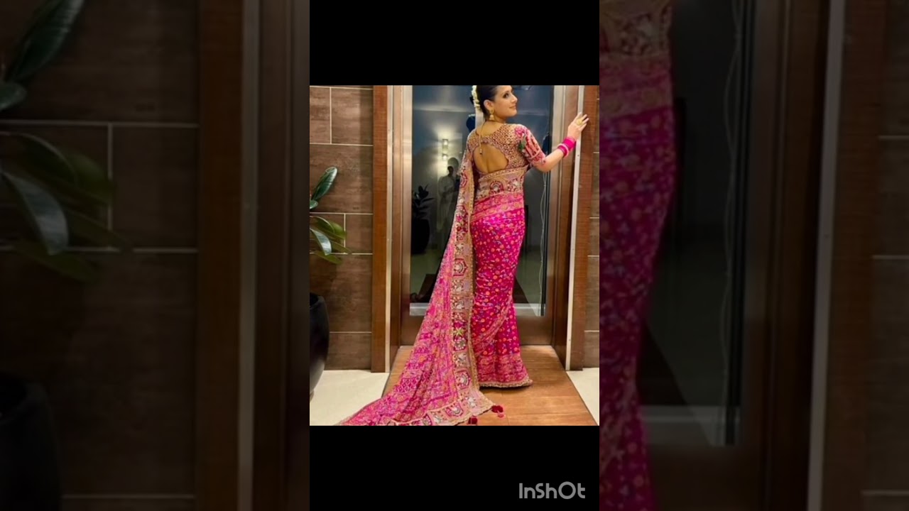 Trending party wear saree design new model# साड़ी डिजाइन# साड़ी कलर saree draping idea
