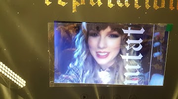 Taylor Swift Reputation Tour VIP Collectable Box with video player
