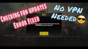 Pubg Mobile | Checking For Updates Or Network Error Fixed | No VPN Needed