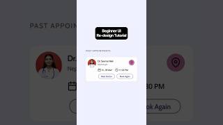 Beginner UI Re-design Tutorial ⚡️ #uiux #uidesign