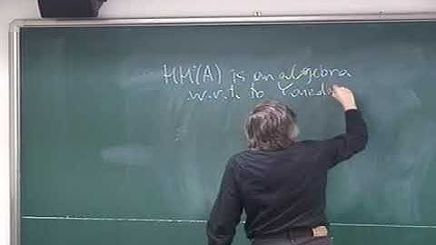 Dmitry Kaledin (Uni. of Moscow) / Introduction to Noncommutative Geometry 5 / 2009-10-23