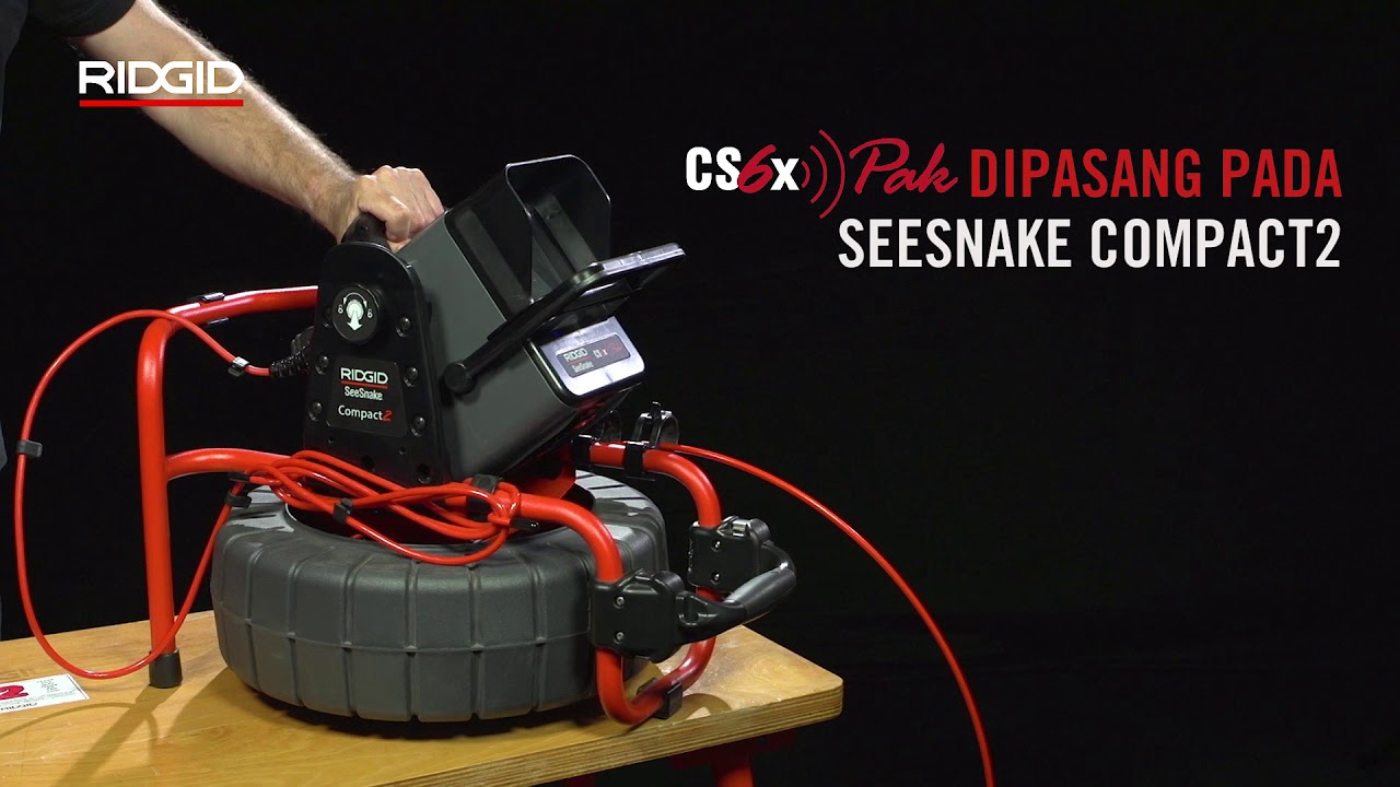 RIDGID SeeSnake CS6X dan CS6X PAK Perekam Pengawas Digital Dengan Wi-Fi 