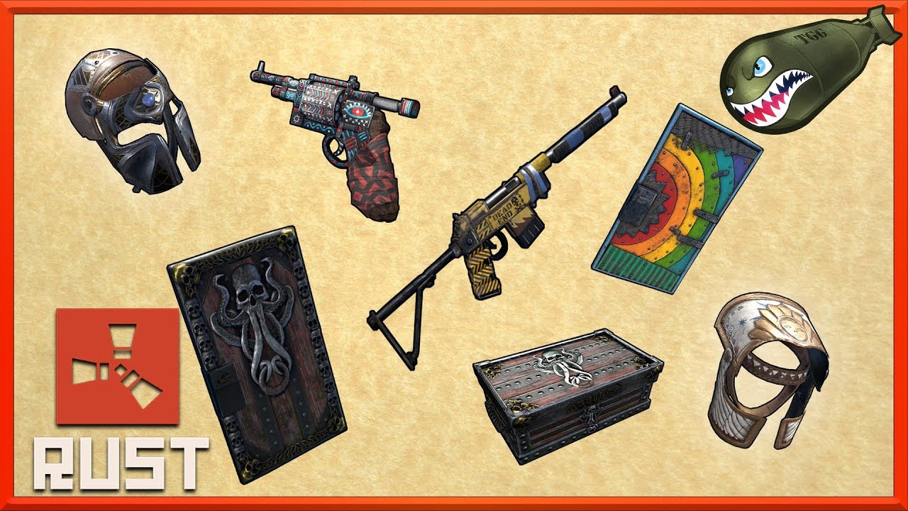 Rust Skins | Trophy Pirate Set, Rainbow Door, Caution SAR & More! 