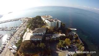 Kuşbakışı Aydın - Kuşadası İlçesi Drone İle Havadan Çekim