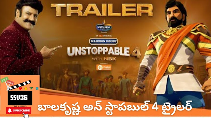 Unstoppable Season 4 Trailer | Nandamuri Balakrishna |