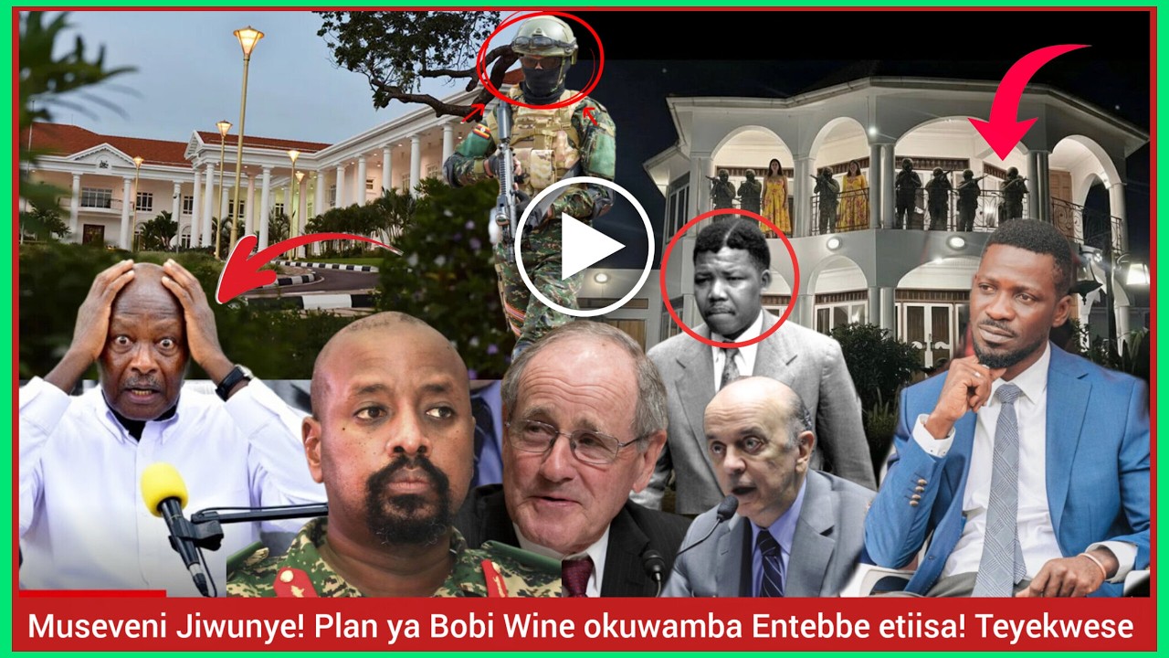 Agatalinda! Obunkenke! Olukwe lwa Bobi Wine okuwamba entebe Museveni atidde International Community!