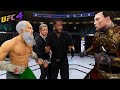 Old Bruce Lee vs. Horseman of the Apocalypse War - EA sports UFC 4