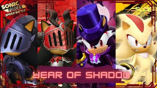 Fearless Year Of Shadow Compilation Sonic Forces Speed Battle All Shadow Variants