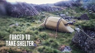 Solo Camping in the Mountains with Unexpected Hail, Rain and Thunder Storms | Hilleberg Nammatj 2