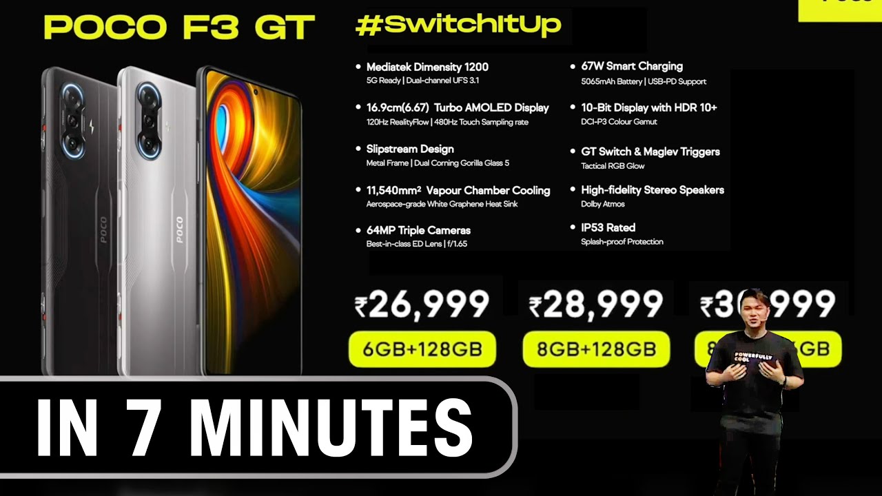 video Xiaomi Poco F3 GT 5G 2021