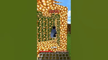 Which Block can Save Me ?? #shorts #minecraft