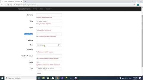 Compare Validator in ASP.NET MVC