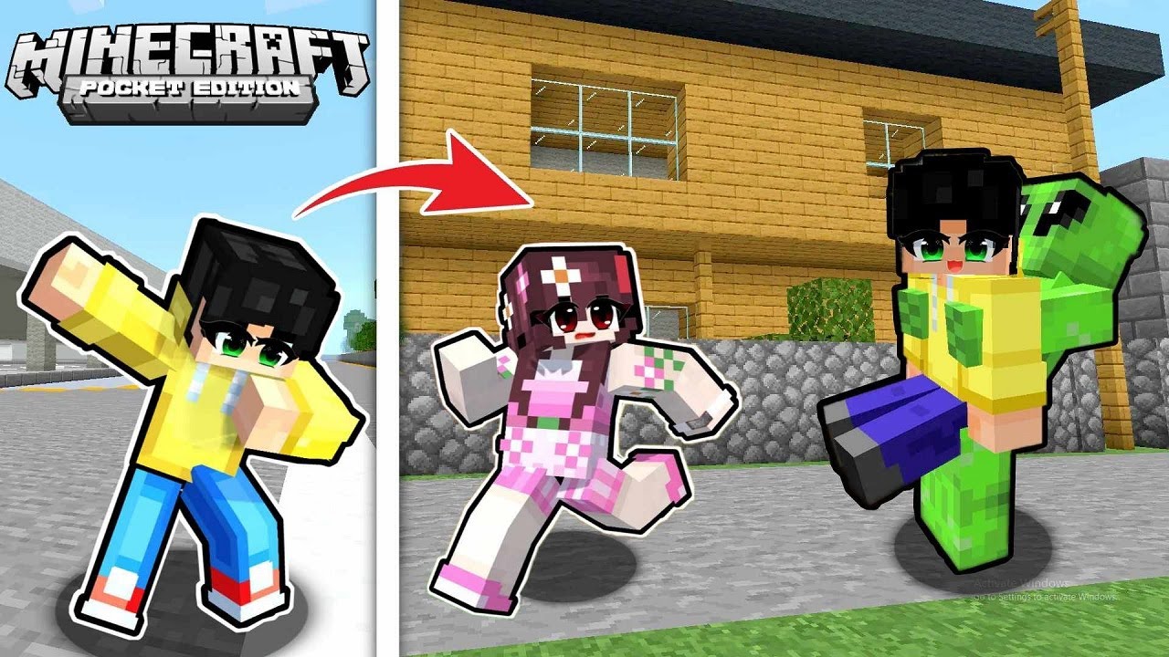 Nag ALIEN COSTUME Ako para Ma PRANK si CRUSH sa Minecraft PE 😂 | Sobrang Takot niya!