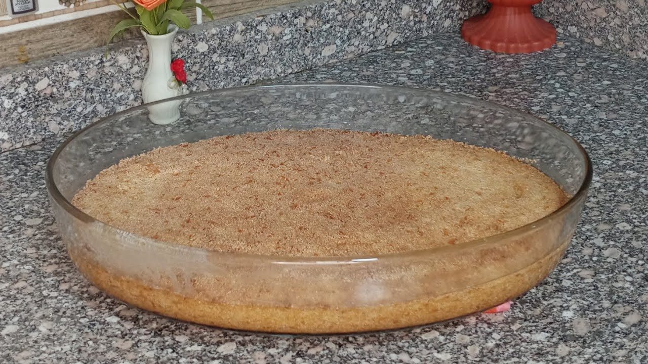 البسبوسة الاصليه بتاعه زمان / احلي واجمل بسبوسه بيتي ممكن تعملوها