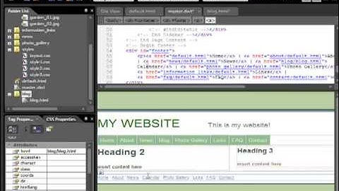 For  Beginners (Part 2):  How To Build A Website Fast Using Expression Web 3.0 (Part 2)