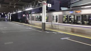 【鉄道動画】441 JR神戸線 223系 新快速 網干行き 三ノ宮駅 発車
