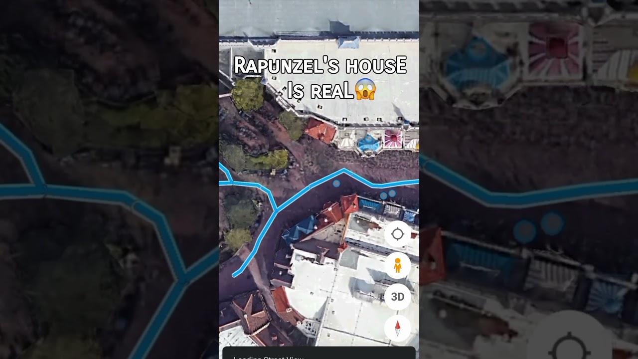 Rapunzel House is Real😱 on Google Earth 