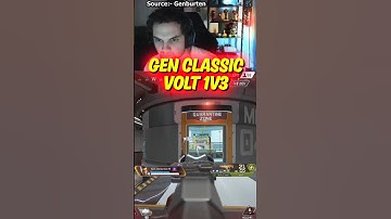 Classic Genburten 1v3 With VOLT in Apex #apexlegends
