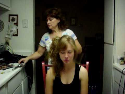 Me Getting My Hair Done For Prom Youtube