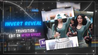 How to make Invert Reveal Transition on after effects ✨ ( Without plug-in )