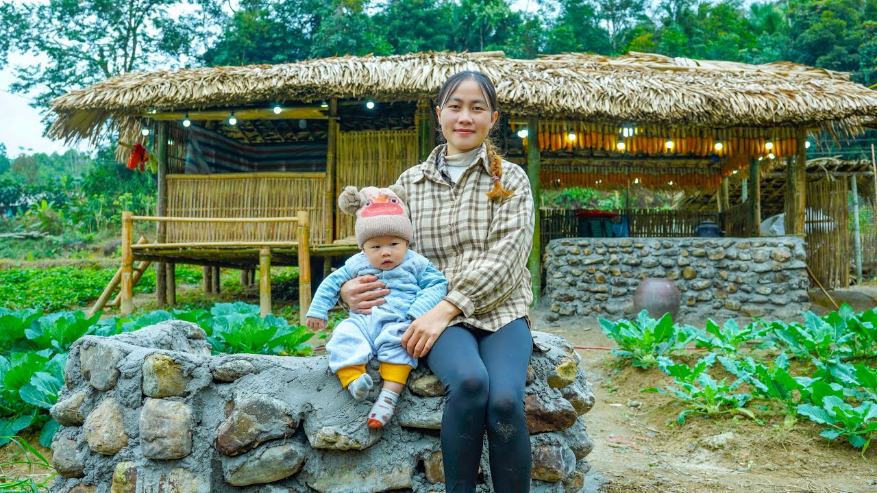 150-Day Journey of a Single Mother Building a Simple Life with Her Child.