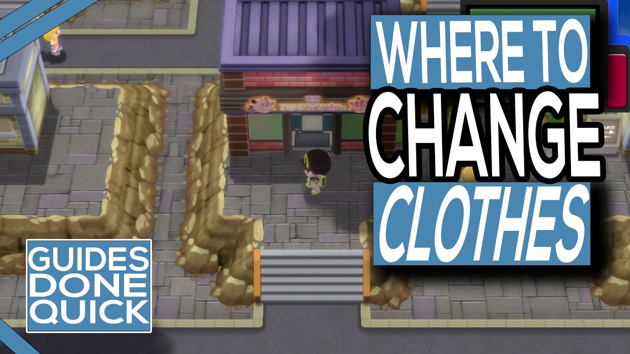 How To Change Clothes In Pokemon Brilliant Diamond And Shining Pearl