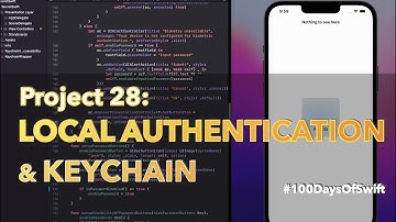 Project 28: Secret Swift | Local Authentication | Keychain | 100 Days Of Swift