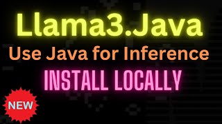 Use Single Java File to Use Llama 3 Locally