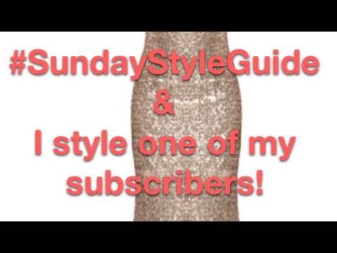 #SundayStyleGuide Nov 17th 2019- #plussize fashion news & a GLAM wardrobe for a subscriber