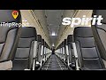 NEW INTERIOR Spirit Airlines A320neo Review