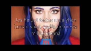 Video thumbnail of "Sanni - Vahinko  (Lyrics)"