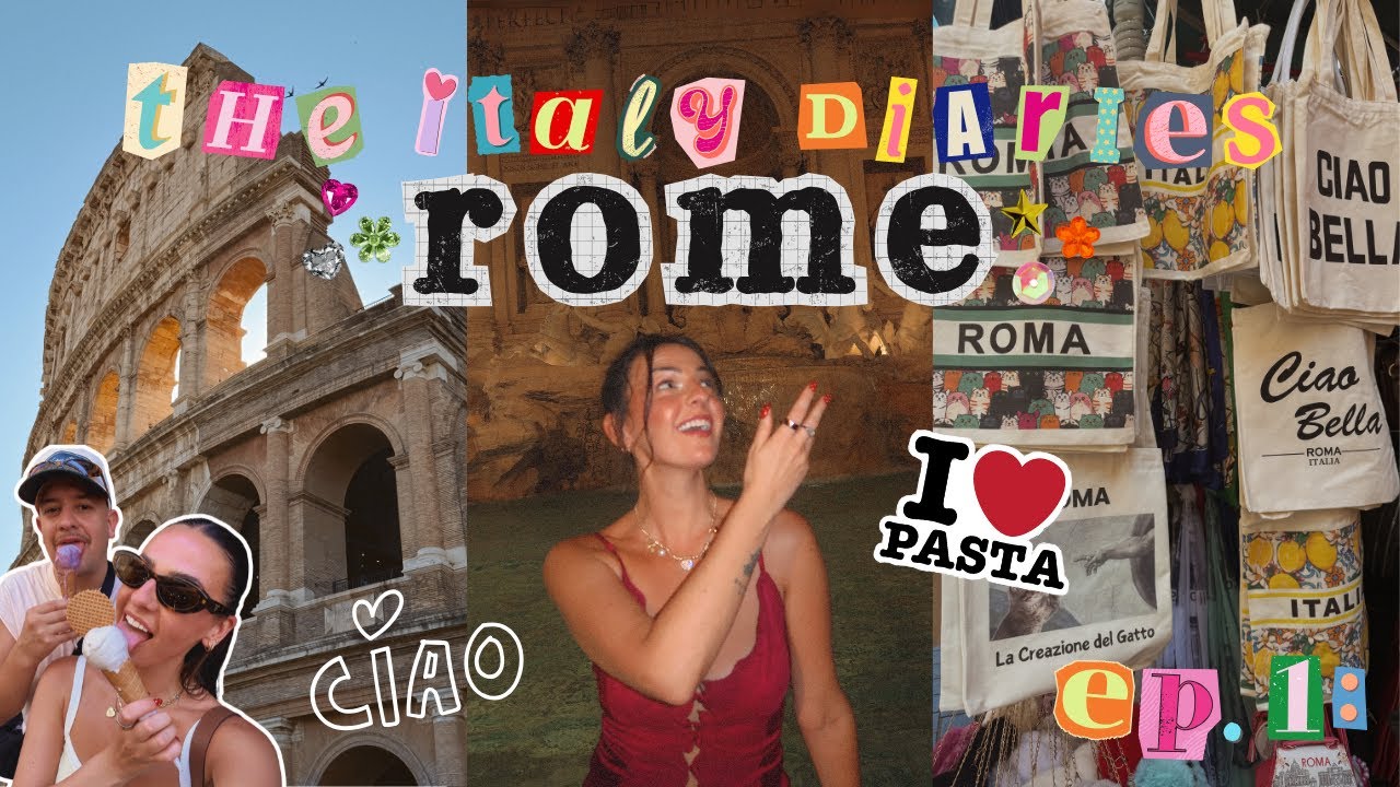 italy diaries ep. 01 ✧ rome travel vlog | colosseum, pasta-making class, vatican, & MORE