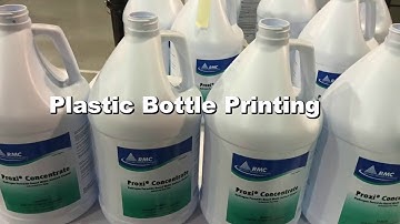 Screen Printing Plastic Bottle Containers With Automatic Registration Fixture