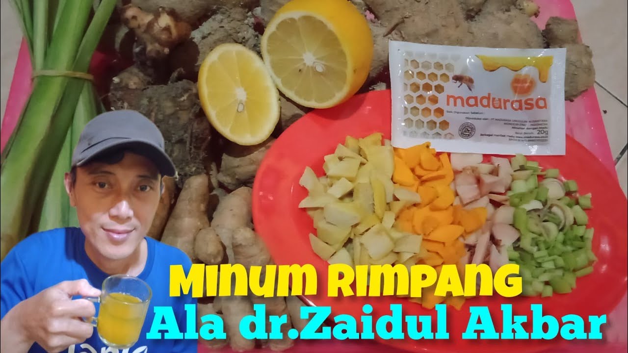 Minum Rimpang, Membantu Membersihkan Usus II resep ala dr. zaidul akbar ...