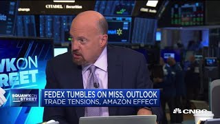 Cramer: FedEx's outlook is a 'dispiriting' call about the economy